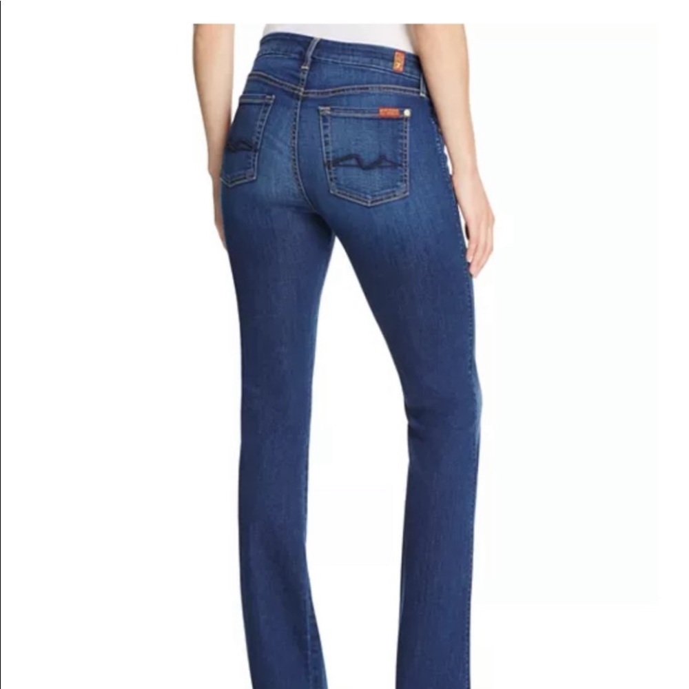 Like NEW! 7 FAMK Kimmie Bootcut Sz 28 - Picture 3 of 8